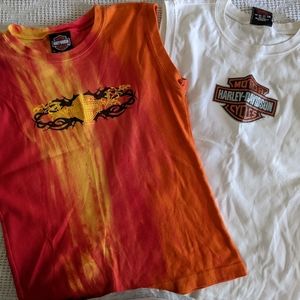 Harley Davidson sleeveless T shirt's SOLD